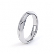 Grooved Court Wedding Ring