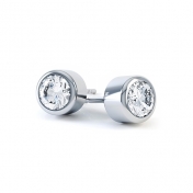 Xanthe Deep Rubover Diamond Earring