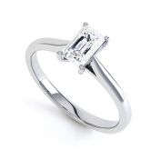 Cyra Emerald Engagement Ring