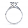 Karina Princess Cut Diamond Ring Side View thumbnail