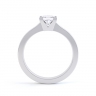 Cyrine Princess Cut Diamond Engagement Ring Side View  thumbnail