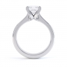 Marissa Princess Cut Diamond Ring Side View  thumbnail