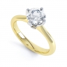 Anwen Yellow Gold 4 Claw Engagement Ring thumbnail