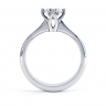 Anwen 4 Claw Engagement Ring Side View thumbnail