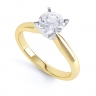 Nerissa Yellow Gold 4 Claw Engagement Ring thumbnail