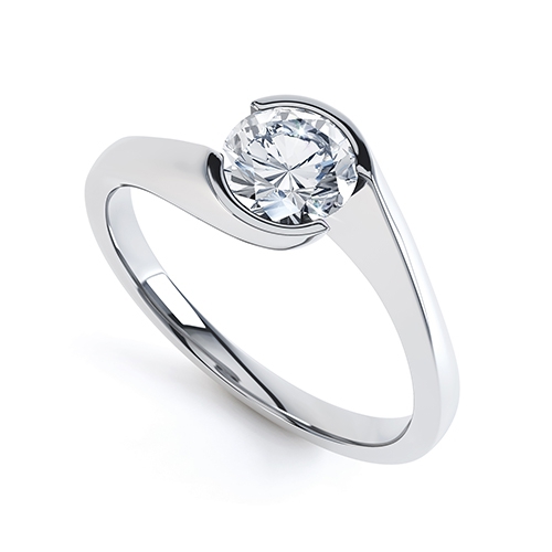 Helena Twist Diamond Ring