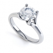 Mindel Single Stone Diamond Ring