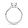 Mindel Single Stone Diamond Ring Side View  thumbnail