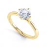 Ophelia Yellow Gold Solitaire Diamond Ring  thumbnail