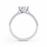 Ophelia Solitaire Diamond Ring Side View  thumbnail