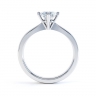 Ariana Single Stone Diamond Ring Side View  thumbnail