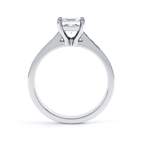 Elowen Princess Cut Ring Side View 