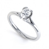 Jasmin Oval Diamond Engagement Ring thumbnail