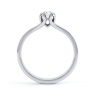 Jasmin Oval Diamond Engagement Ring Top View  thumbnail