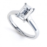 Rina Emerald Diamond Engagement Ring thumbnail