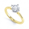 Cosima Yellow Gold 4 Claw Engagement Ring thumbnail