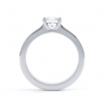 Estelle Princess Cut Diamond Engagement Ring Side View thumbnail
