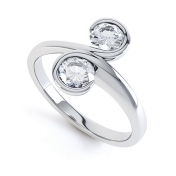 Lexia 2 Stone Diamond Ring