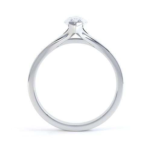 Natalia Marquise Diamond Engagement Ring Side View 