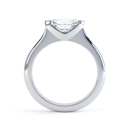 Elodie Marquise Engagement Ring Side View 