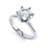 Raina 6 Claw Engagement Ring thumbnail