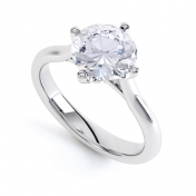 Electra Four Claw Engagement Ring