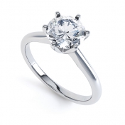 Lila 6 Claw Diamond Ring