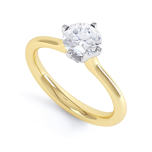 Laurie Yellow Gold 4 Claw Engagement Ring