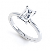 Gabriella Emerald Cut Diamond Ring