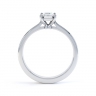 Gabriella Emerald Cut Diamond Ring Side View  thumbnail