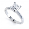 Cerise Princess Cut Diamond Engagement Ring thumbnail