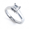 Lisette Princess Cut Diamond Engagement Ring thumbnail