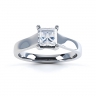 Lisette Princess Cut Diamond Engagement Ring Top View thumbnail