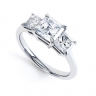 Leonie 3 Stone Diamond Ring thumbnail