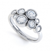 Cesaria Multi Stone Diamond Ring