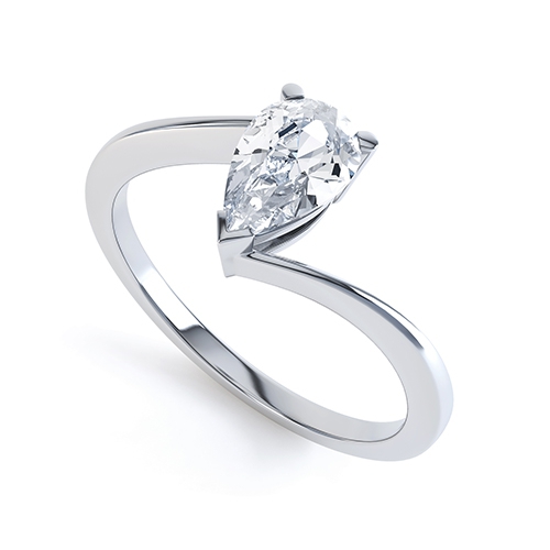 Johanna Pear Shaped Engagement Ring