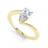 Johanna Yellow Gold Pear Shaped Engagement Ring thumbnail