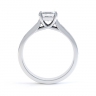 Aurelia Princess Cut Diamond Ring Set Side View thumbnail