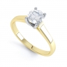 Maris Yellow Gold Oval Diamond Ring thumbnail