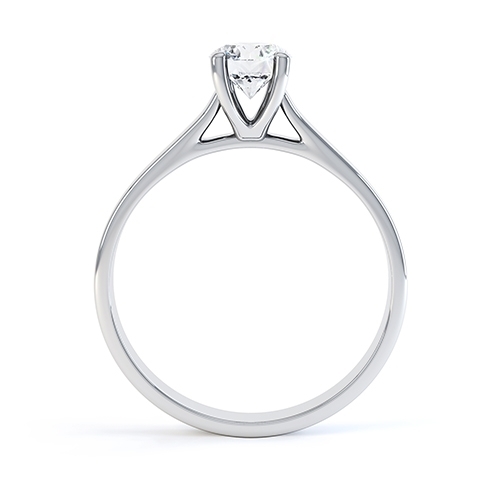 Maris Oval Diamond Ring Side View 