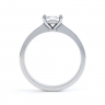 Ada Princess Cut Engagement Ring Side View thumbnail