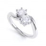 Celeste 2 Stone Engagement Ring thumbnail