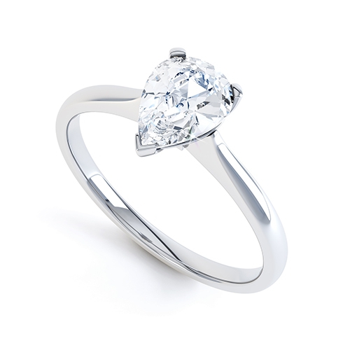 Mila Pear Shaped Diamond Ring