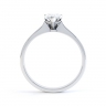 Mila Pear Shaped Diamond Ring Side View thumbnail