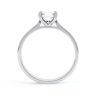 Elena Princess Cut Engagement Ring Side View thumbnail