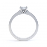 Lola Emerald Diamond Engagement Ring Side View  thumbnail