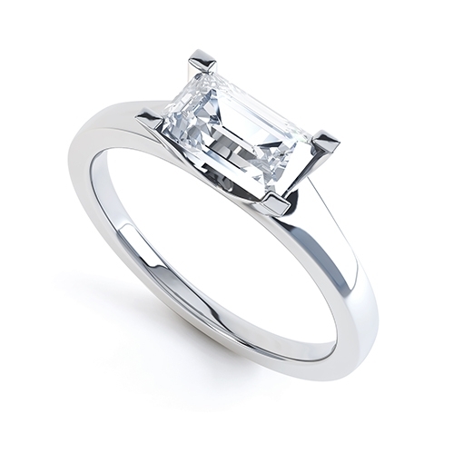 Poppy Emerald Engagement Ring