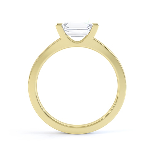 Poppy Yellow Gold Emerald Engagement Ring