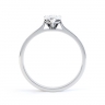 Eva Pear Shaped Diamond Engagement Ring Side View  thumbnail