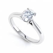 Morgana Oval Diamond Engagement Ring